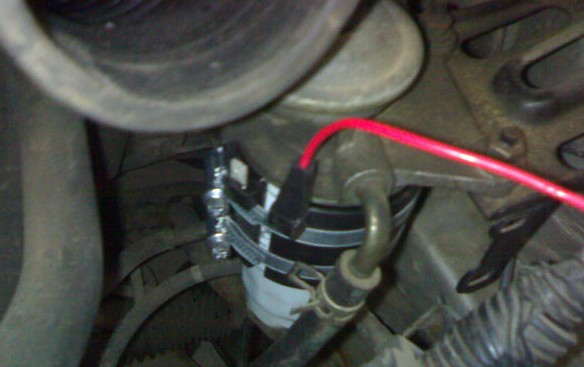 Установка подогрева топливного фильтра на Toyota Avensis Verso
