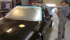 Подготовка авто к покраске резиновой краской